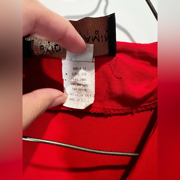 David Benjamin Collection Women’s Vintage Red Blazer Size 5/6 - Picture 5 of 12